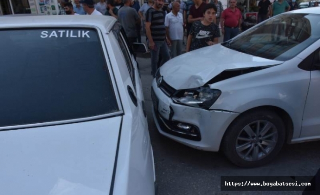 Boyabat'ta Trafik Kazası 