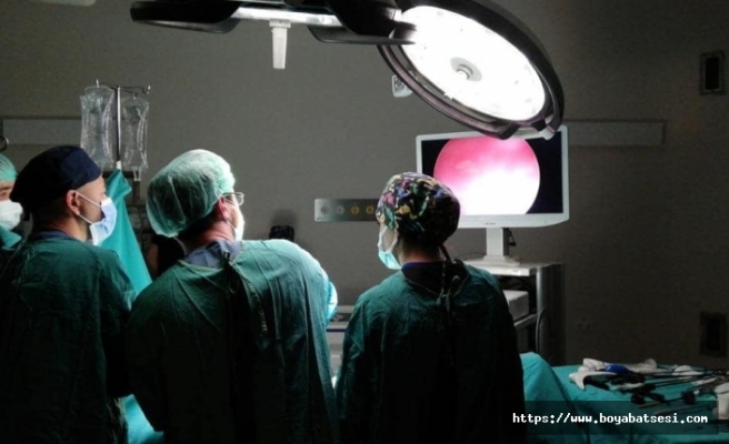 Ayancık'ta laparoskopik ameliyatlara başlandı  