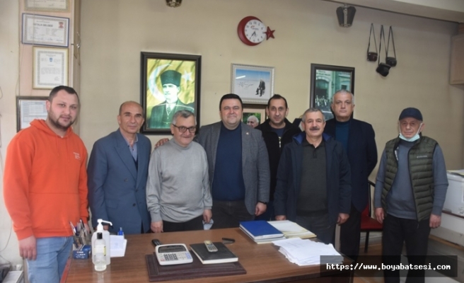 CHP İl Başkanlığı'ndan Boyabat Sesi Gazetesi'ne ziyaret