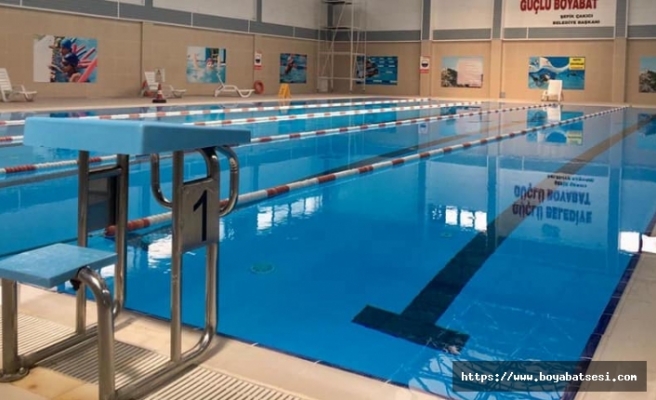 Boyabat yarı olimpik yüzme havuzu tadilat sonrası açılacak