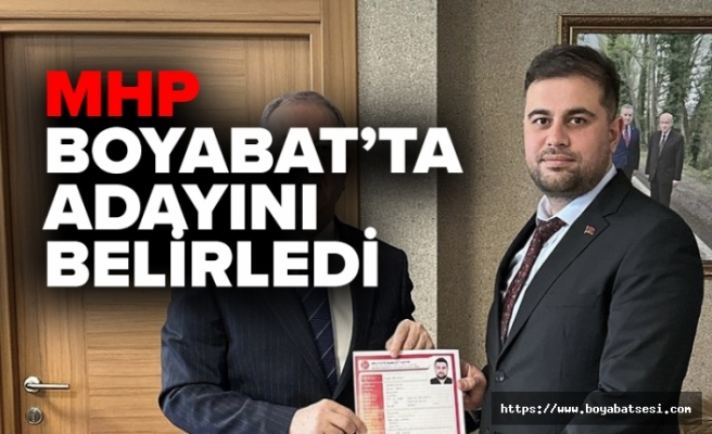 Boyabat Milliyetçi Hareket Partisi Belediye Başkan Adayı Murat Muslu oldu
