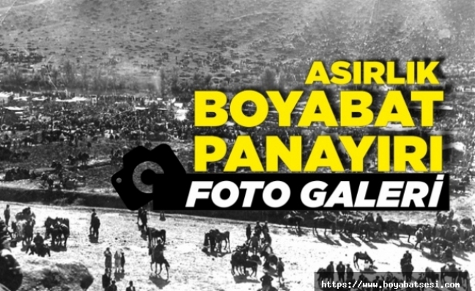 Boyabat Panayırı'ndan tarihi fotoğraflar
