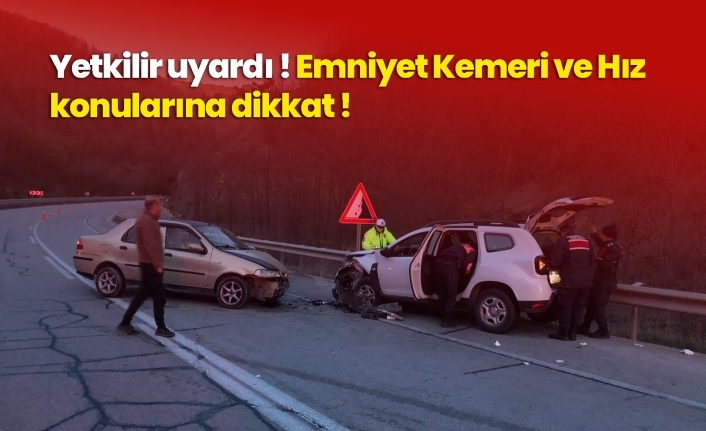 Boyabat Sinop yolunda sabah saatlerinde kaza 6 yaralı !